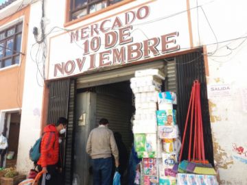 Buscan que la ciudadanía esté desinfectada.