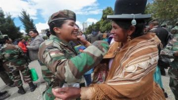 Hoy en día hay cada vez más mujeres en el Colegio Militar.