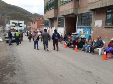 El personal defensorial en la región norte del Departamento.
