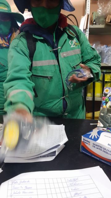 En días pasados se les dotó de elementos de protección. FOTO: EMAP