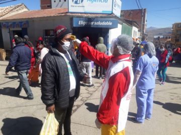El mercado Uyuni es uno de los más concurridos por la ciudadanía.