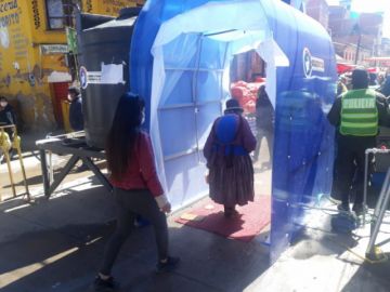 El mercado Uyuni es uno de los más concurridos por la ciudadanía.