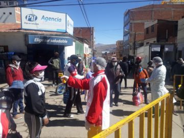 El mercado Uyuni es uno de los más concurridos por la ciudadanía.