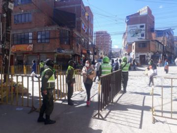 El mercado Uyuni es uno de los más concurridos por la ciudadanía.