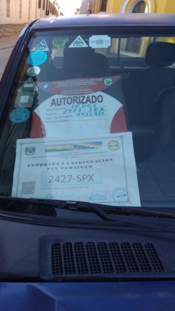 Motorizado del Sedes.
