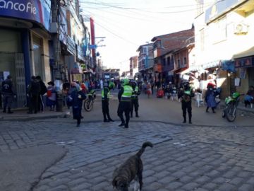 Así están las calles este viernes 24 de abril.