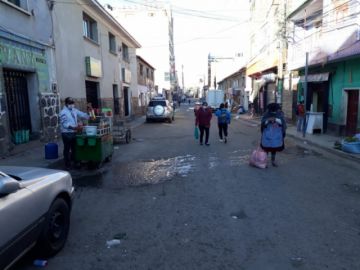 Así están las calles este viernes 24 de abril.