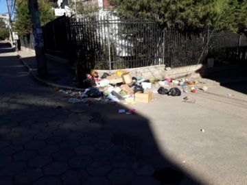 Así están las calles este viernes 24 de abril.