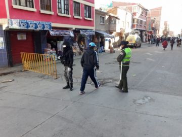 Así están las calles este viernes 24 de abril.