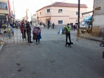 Así están las calles este viernes 24 de abril.