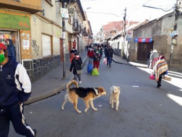 Así están las calles este viernes 24 de abril.