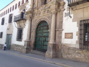 Así están las calles en la ciudad de Potosí este lunes.
