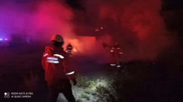El personal de bomberos acudió al llamado.