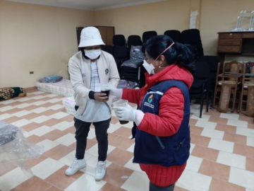 Fueron esperados por el personal de la Defensoría del Pueblo