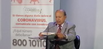 El jefe nacional de la Unidad de Epidemiología del Ministerio de Salud, Virgilio Prieto.