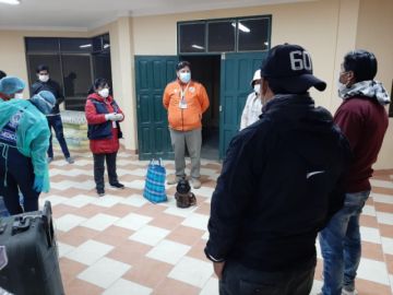 Fueron esperados por el personal de la Defensoría del Pueblo
