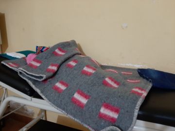 El bebé en el hospital Bracamonte.