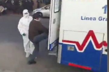 El primer paciente de alta, es padre de dos hijos. FOTO: HDB