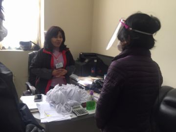 Realizó la entrega a diferentes instituciones.