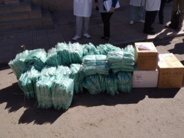 Entregó elementos de bioseguridad.