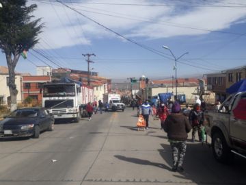 Los controles comienzan desde temprano en varias zonas donde hay mercados.