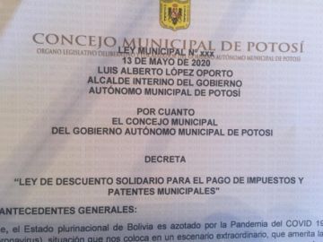Los documentos presentados de las propuestas.