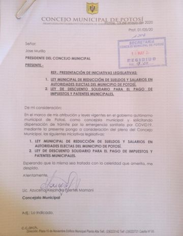 Los documentos presentados de las propuestas.
