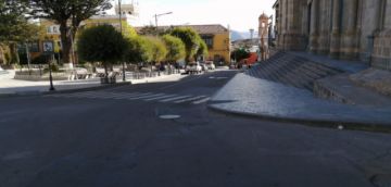 La ciudad antes de la movilización de las 16:00