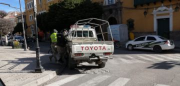 La ciudad antes de la movilización de las 16:00