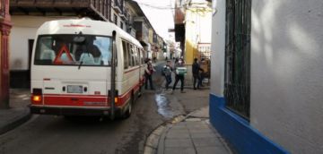 La ciudad antes de la movilización de las 16:00