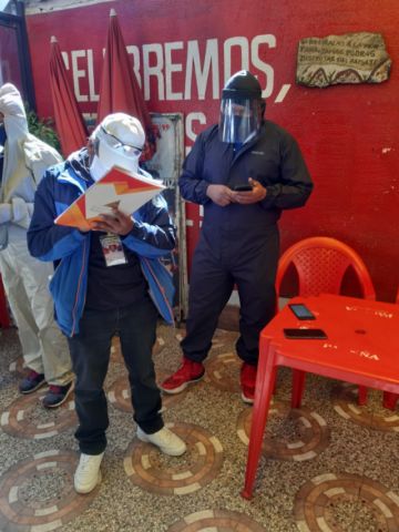 Inspección a establecimientos de comida. FOTO SALUD AMBIENTAL SEDES