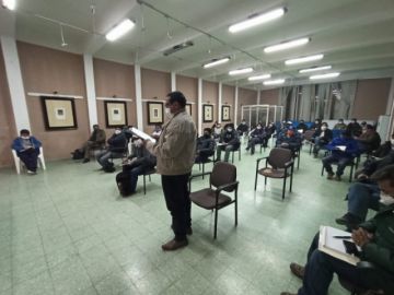Se reunió el jueves con los actores mineros en Tupiza. FOTO MINISTERIO DE MINERÍA