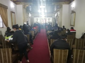 Así se desarrolla la reunión