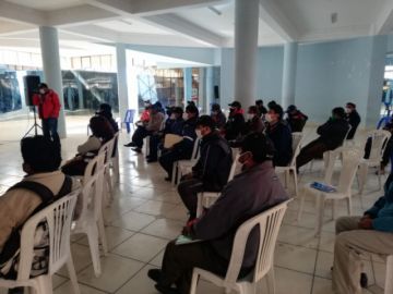 La reunión ya se lleva adelante. FOTO GAMP