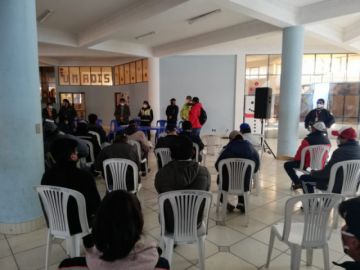 La reunión ya se lleva adelante. FOTO GAMP