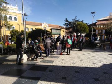 Su movilización comenzó por la mañana.