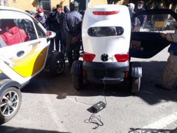 El vehículo fue presentado esta mañana.
