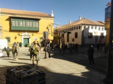 El control se desarrolla en las calles en un operativo conjunto.