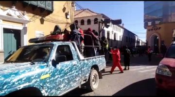 El control se desarrolla en las calles en un operativo conjunto.