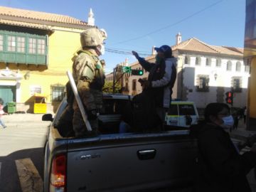 El control se desarrolla en las calles en un operativo conjunto.