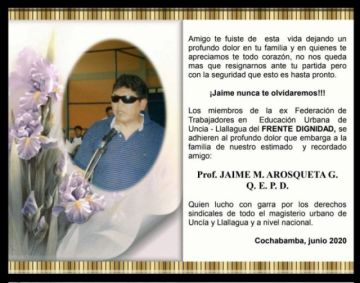 Fotografías que acompañan los mensajes en Facebook de los amigos del periodista.