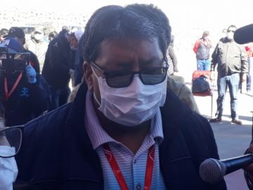 Entrega de equipamiento por parte del Ministerio de Salud.