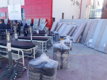 Entrega de equipamiento por parte del Ministerio de Salud.