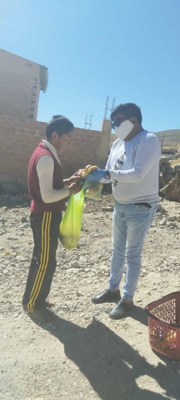 Llegaron con ayuda a diferentes zonas. FOTO LA NUEVA SKINA