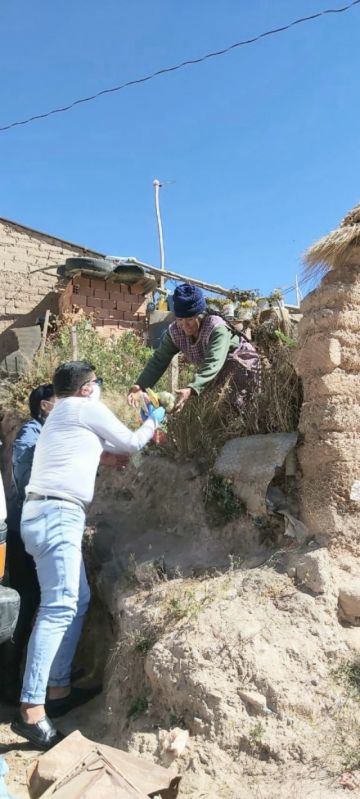 Llegaron con ayuda a diferentes zonas. FOTO LA NUEVA SKINA