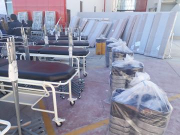 Entrega de equipamiento por parte del Ministerio de Salud.