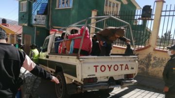 Los infractores fueron sorprendidos en la zona de San Cristóbal de Potosí. FOTO: GACIP
