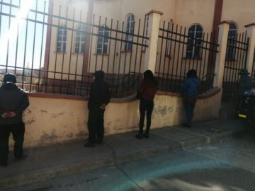 Los infractores fueron sorprendidos en la zona de San Cristóbal de Potosí. FOTO: GACIP