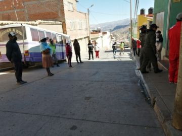 Los infractores fueron sorprendidos en la zona de San Cristóbal de Potosí. FOTO: GACIP