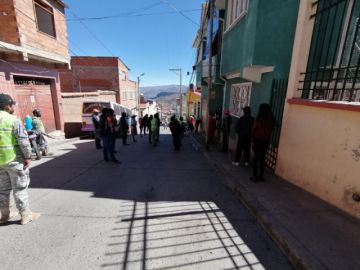 Los infractores fueron sorprendidos en la zona de San Cristóbal de Potosí. FOTO: GACIP